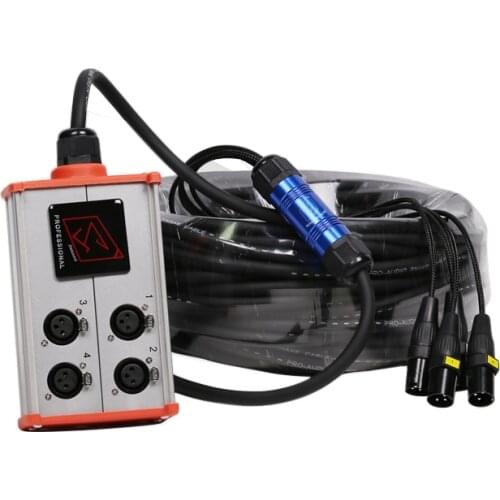 Audio Snake Cable 4-channel Stage Lighting Transmission Signal Cable/Multi-Core Stage Console Cable