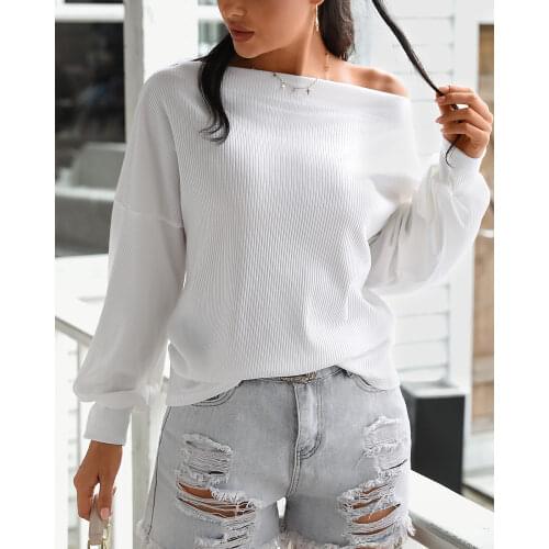 Женские пуловеры с открытыми плечами Chicme China At AliExpress