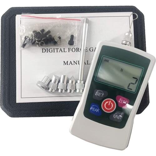 Digital Dynamometer Push Pull Force Machine With Load Division Value 5N 0.5kg 1.1Lb 18Oz