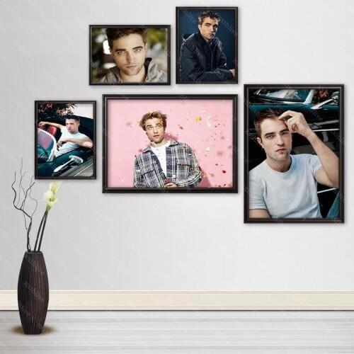 Canvas Painting Actor Wall Art Robert Pattinson Posters And Prints Wall Pictures For Room Decoration Home Decor Customizable