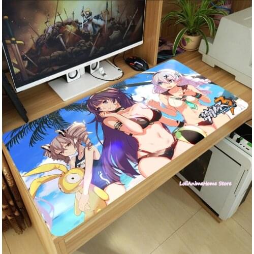 Anime Mouse Pad Honkai Impact 3 Raiden Mei Bronya Zaychik Cosplay Thicken Laptop PC Mice Mat Desk Keyboard Mat Anti-Slip Playmat