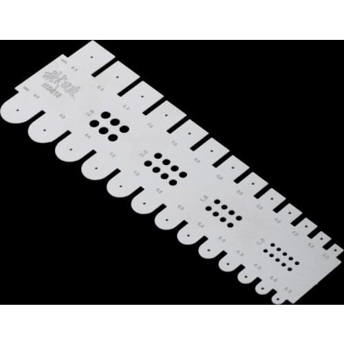 Gundam Model Metal Engraved Line Pusher Positioning Ruler Cover Plate Perforator Punch