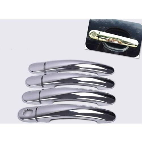 Funduoo New ABS Chrome Car Door Handle Cover trim overlays For VW Bora / VW Golf Mk4 / VW Jetta 1999 2000 2001 2002 2003 2004