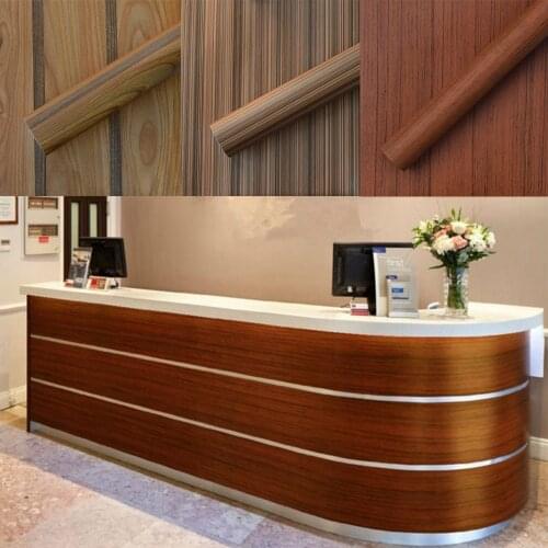 SUNICE Funiture Sticker Home Renovation PVC Wallpaper Wood Grain Paper Self-adhesive For Cabinet/Car Interior Decor 1.24Width