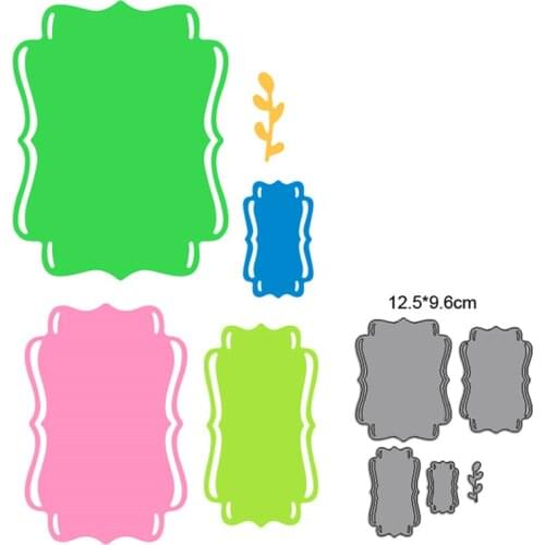 Background Frame Cutting dies New 2021 Metal Cutting Dies For Scrapbooking and Card Making Decorative Embossing Dies Craft dies