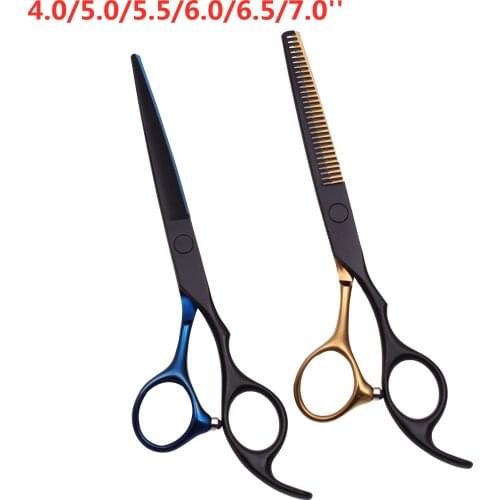 Hair Scissors 4.0 5.0 5.5 6.0 6.5 7.0 Professional Hairdressing Scissors Thinning Barber Cutting Scissors 440C Japan Steel 888