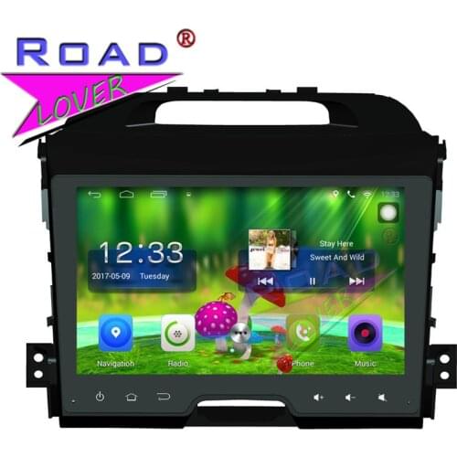 TOPNAVI Android 6.0 2G+32GB 9" Quad Core Car Media Center Player For KIA Spotage Stereo GPS Navigation Capacity 2Din MP4