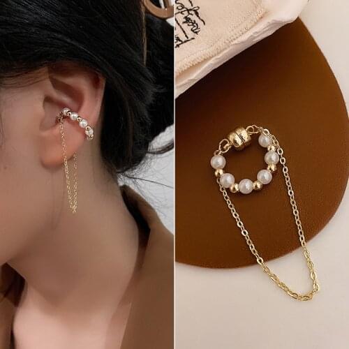 Earrings for Women Pearl Ear Bone Clip Without Ear Hole Fashion Women Earrings Accessories Earings Trend Fashion Jewelry 2020