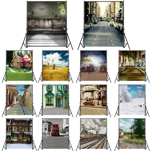 100/150cm European Style Vinyl Photography Backdrops Europe Exterior Background Baby Studio Photo Props Wedding Background Decor