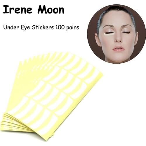 100pairs Paper Patches Eyelash Under Eye Pads Lash Eyelash Extension Paper Patches Eye Tips Sticker Wraps