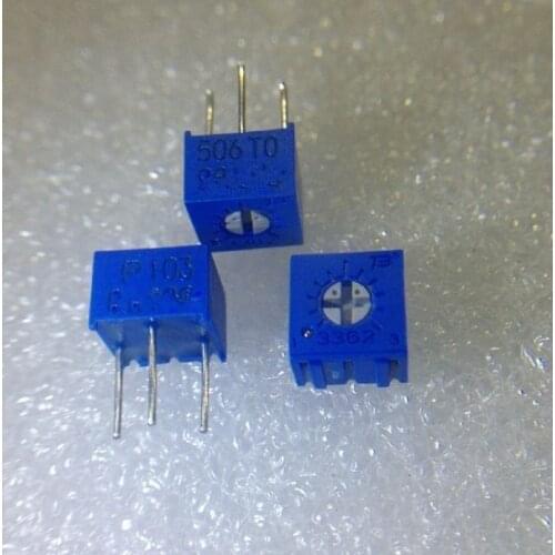 3362P-1-501LF 3362P 501 500R ohm Trimpot Trimmer Potentiometer Variable resistor