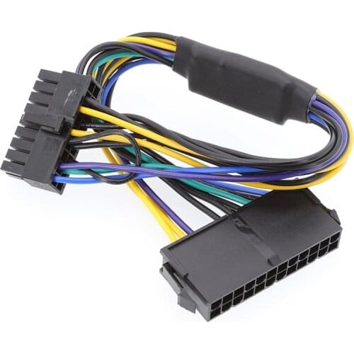 Top PSU ATX 24Pin to 18Pin Adapter Converter Power Cable Cord for HP Z420 Z620 Desktop Workstation Motherboard 18AWG 30CM