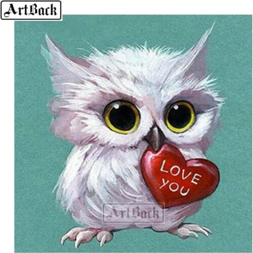 New Arrival 5D Diamond Painting Owl Full Square / Round Drill 3d Diamond Mosaic Home Decor Handmade Artwork