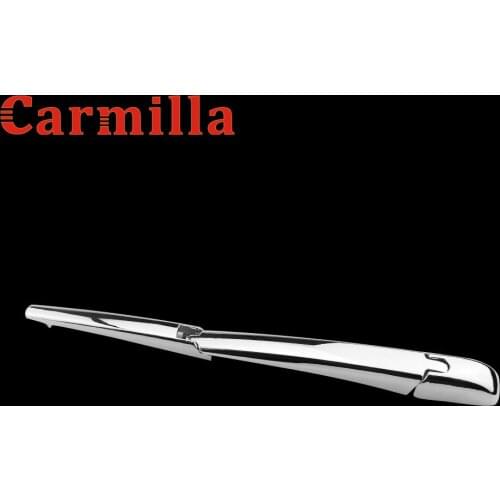 Carmilla 3pcs/set ABS Chrome Car Rear Window Wiper Blade Cover Sticker For Toyota Innova 2016 2017 Modification