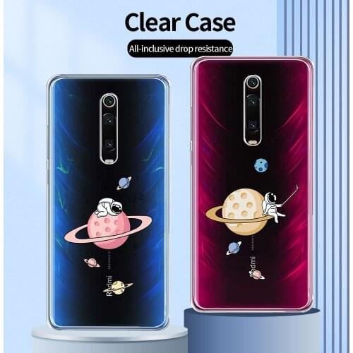 For Xiaomi Mi 9T Case Transparent Soft Case For Redmi k20 Cartoon Cover For Xiaomi Mi 9T Pro Clear Phone Coque on Redmi K20 Pro