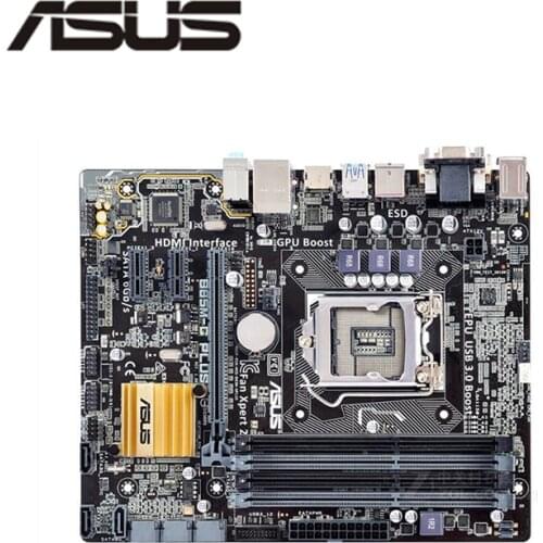 For Asus B85M-G PLUS Desktop Motherboard B85 LGA 1150 For Core i7 i5 i3 SATA3 USB3.0 Original Used Mainboard