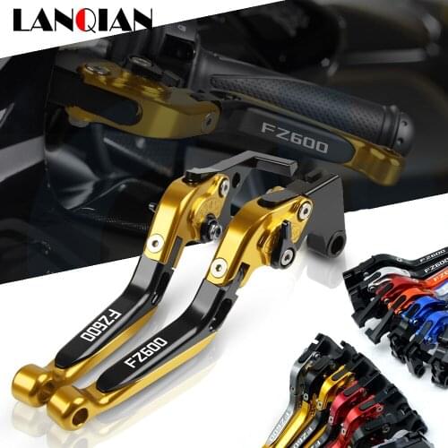 For Yamaha FZ600 Motorcycl Aluminum Adjustable Extendable Foldable Brake Clutch Levers FZ600 FZ 600 1986 1987 1989 Accessories