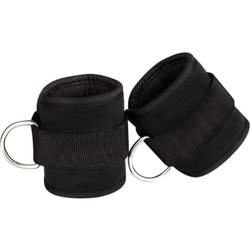 Fitness Equipment 1 Pair Fitness Gym Yoga Glute Leg Training Exercise Resistance Band Ankle Strap With Magic Sticker Strap Belt