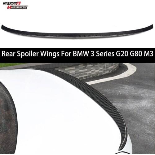 G80 Back Wings Cabon Fiber Gloss Black Spoiler for BMW 3 Series G20 2019-IN