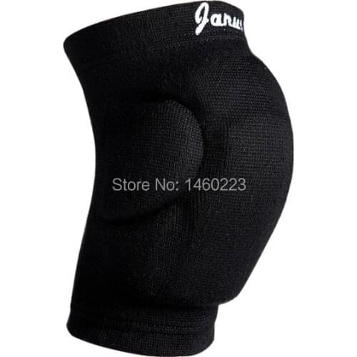JA582 Knee Protector Goalkeeper Pads Soccer Football Volleyball Dancing Training Kneecap Protective Gear Guard 2PCs Black Red