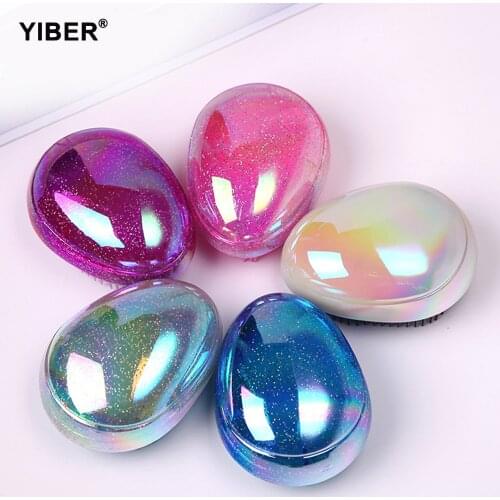 Mini Massage Comb anti static ionic Brush Tangle Free Hair Comb Magic Hair Comb Detangling Hair Brush Ionic Tangle Hairbrush