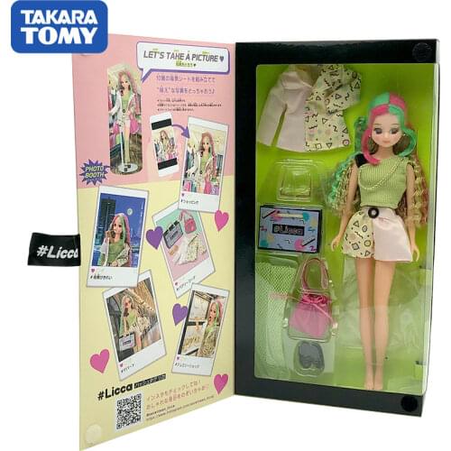 New TAKARA TOMY Japan Dream Fairy Licca Simulation Doll Changing Toys Model Action Figure Christmas Gifts Toys for Girls