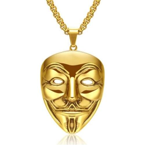 New arrival Surrounding movie Pedant Necklace Men Exaggerated Mask Necklaces Pendants jewelry necklace women men gifts