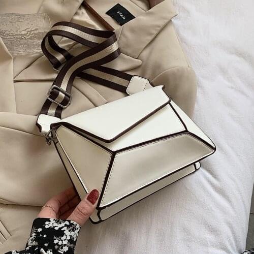 New PU Leather Shoulder Bags for Women 2021 Spring Design High Quality Crossbody Bag Lady Small Handbags