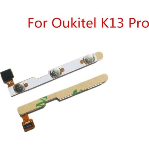 New For Oukitel K13 Pro Cell Phone Parts Power On Off Button+Volume Key Flex Cable Side FPC Repair Accessories