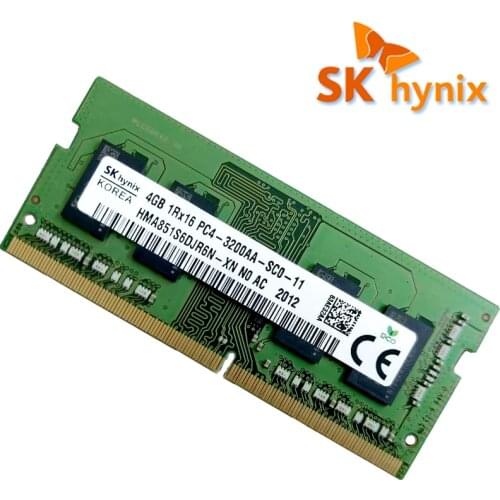 Original SK hynix ddr4 4GB 3200MHz ram sodimm DDR4 laptop memory support memoria PC4 4G 3200AA notebook RAM 4G 8G 16G 32G