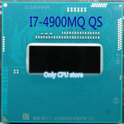 Original Intel Core I7-4900MQ QS Version QDME CPU I7 4900MQ processor FCPGA946 2.80GHz-3.80GHz 8M Quad core free shipping