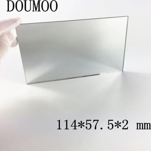 2PCS 114*57.5*2 mm Mini Projector Reflector Projector Mirror DIY Accessories High Reflectivity Lens free shipping