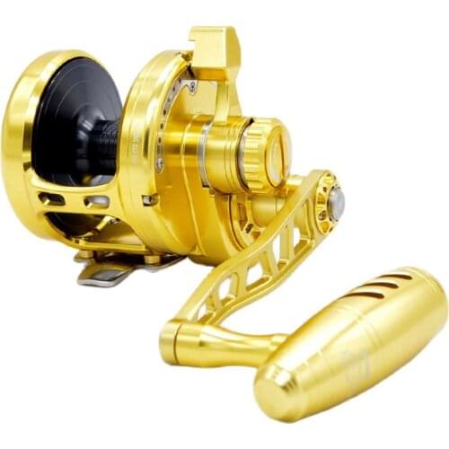 CAMEKOON Fishing Slow Jigging Reel High Speed Gear Ratio 5.3:1 Sea Tournament Big Game 32KG Super Light Perfect Right Left Reel