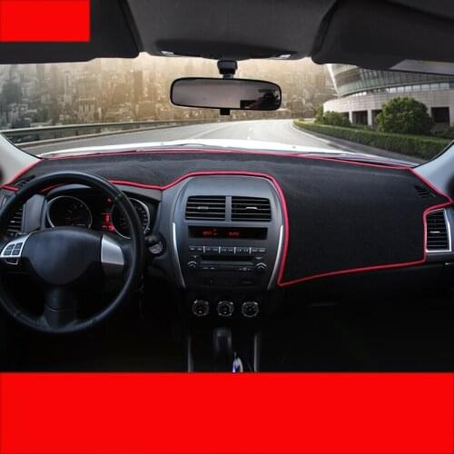 Lsrtw2017 Polyester Car Dashboard Sun Shade Mat Heat for Mitsubishi Outlander Sport Asx RVR 2011-2019 Interior Accessories