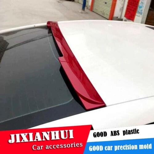 For Mondeo Roof Spoiler 2013-2018 Ford Fusion Mondeo QBK Roof Spoiler ABS plastic Material Car Rear Wing Color Rear Spoiler