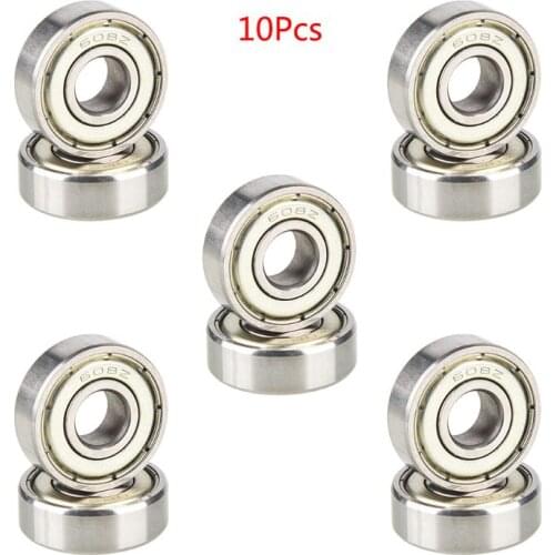 10PCS/Bag 608ZZ 8x22x7mm Bearings Deep Groove Steel Sealed Ball Bearing Roller