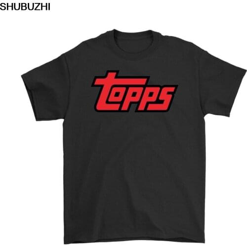 Topps: Baseball Card Logo T-Shirt (Size Small to 5X-Large Available) Round Neck Best Selling Male Natural Cotton Shirt