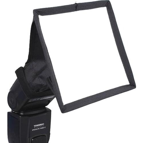 20pcs/lot Universal 15x17cm Speedlite Flashlight Softbox Diffuser Flash Soft Box For Camera Canon Nikon Sony Free Shipping