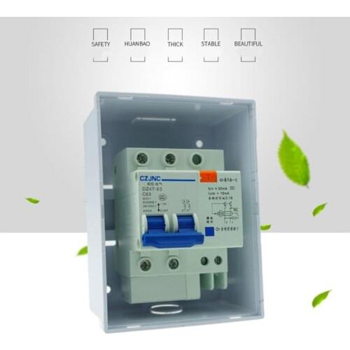 Waterproof Plastic Electrical Distribution Box Home Switch Protective Case for 2-3/3-4 Ways Wall Mounted Circuit Breaker