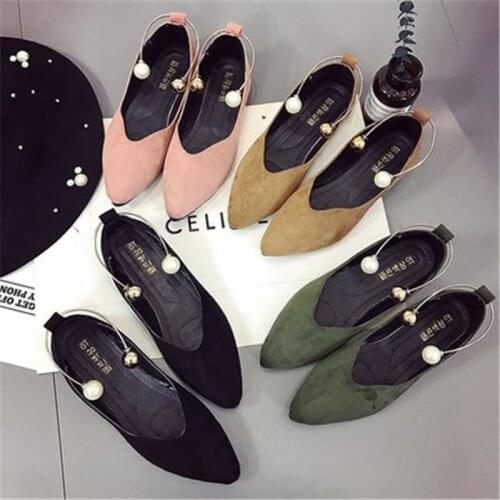 2019 Fashion Summer Fashion Pointed Toe Shoes Lady Leisure Shallow Pumps Spring Women Solid Color Comfortable Single Shoes