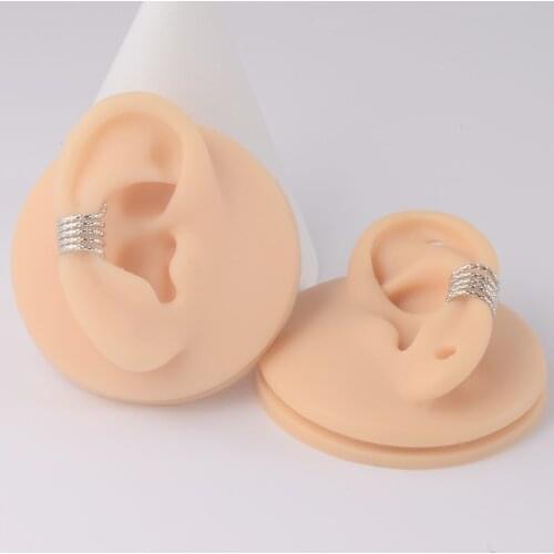 CHUANCI 1 PC Creative Snake Shape Clip on Earrings for Women Party Gift No Piercing Ear Cuff Pendientes Body Piercing Jewelry