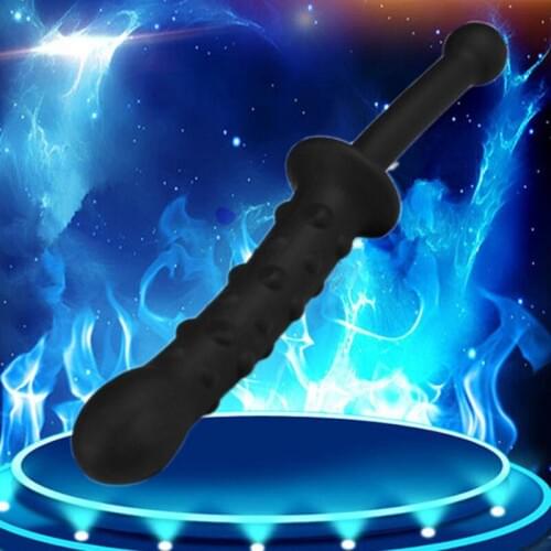 100% Silicone Butt Anal Plug Beads Anal Toy Prostate Massager Dildo Adult Sex Toys for Men Gay Anal Butt Plug Unisex Stopper