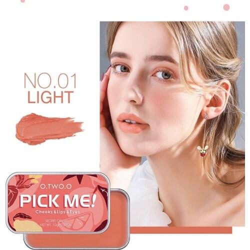 3 IN 1 Multifunctional Makeup Palette Lipstick Blush For Face Eyeshadow Lightweight Matte Lip Tint Natural Face Blush