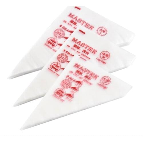 50PCS Small/Large Size Disposable Piping Bag Icing Fondant Cake Cream bag Decorating Pastry Tip Tool Cake Decorating Molds