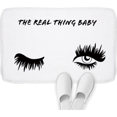 Abstract Eyelashes Door Mat Doormat Entrance Door Glittering Eye Decoration Doormat Doormat Funny Felpudo La Puerta De Entrada