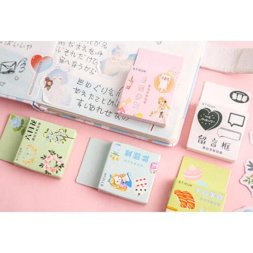 Free Shipping 30packs/lot Japanese Girl Little Time Album Paper Label Stickers Scrapbooking Decorative DIY Sticker Stationery