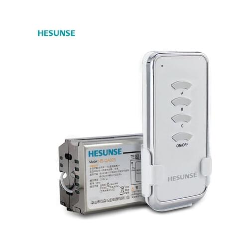 Free Shipping HS-QA023 Three Ways 85V-265V 10A Remote Control Switch