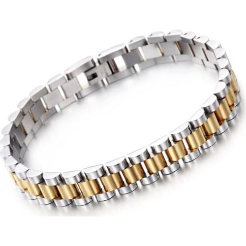 Bracelet Watch Mens Bracelet Watch Fashion Titanium Steel Strap Men