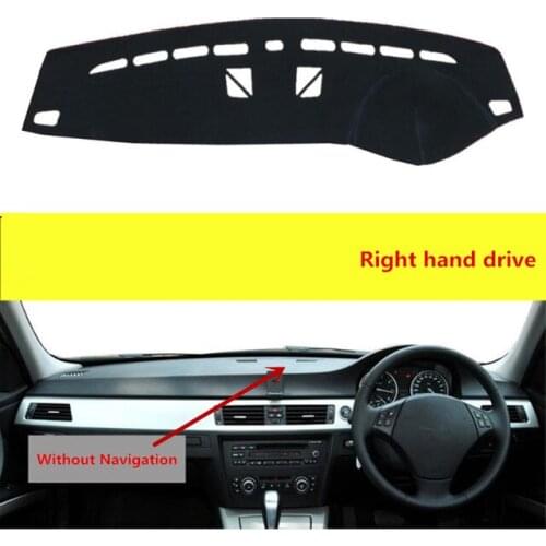 For BMW 3 Series 2005-2012 For Right-hand Drive 1PC Car Dashboard Mats Cover Sun Shade Dashboard Cover Capter Car Styling