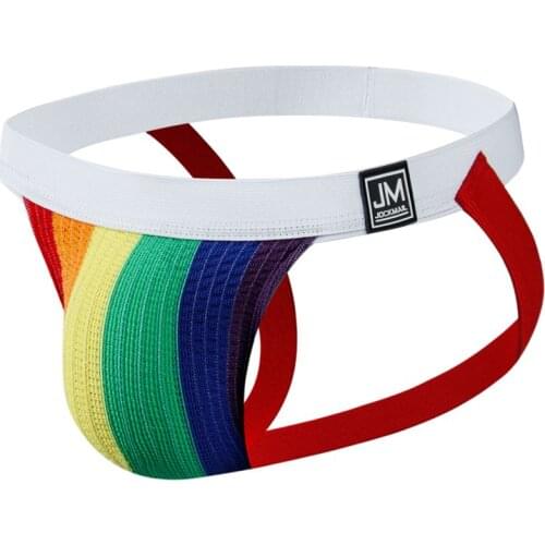 JOCKMAIL Tight End Jockstrap Men underwear Sexy Mens Athletic Supporter jockstrap homme shorts Strap Jock gay underwear string